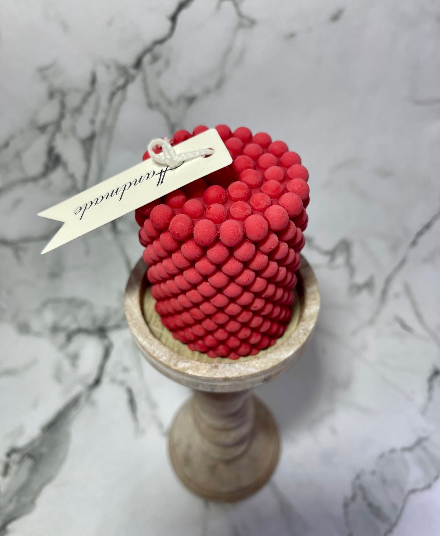 Misty Berries lightly scented pillar candle