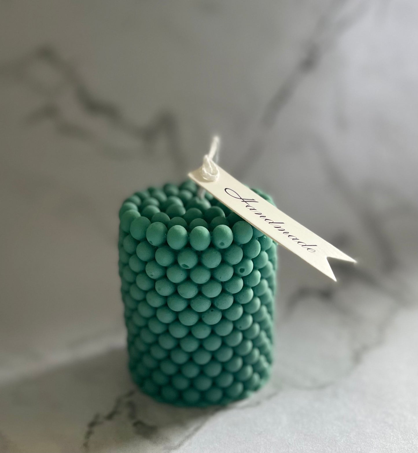 Amber & Ginger & Lilly lightly scented pillar candle