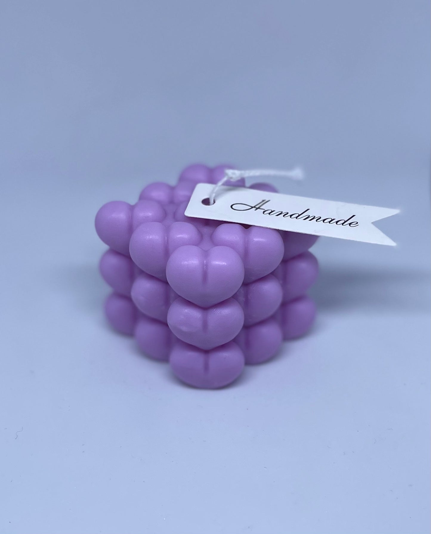 Lime & Basil & Mandarin lightly scented pillar candle