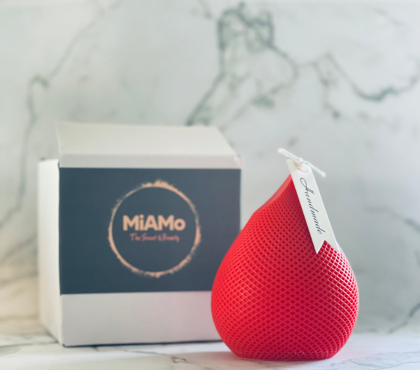 Misty Berries lightly scented pillar candle